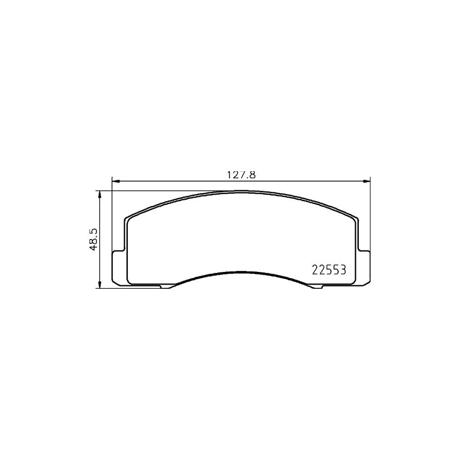 Hella 8AS 355 661-571 Hand Brake Cable For Kia Rio