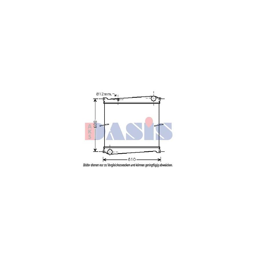 AKS Dasis 262060N Air Conditioning Condenser | Duco Car Parts UK