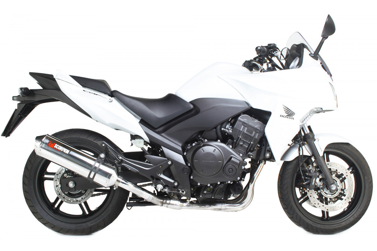 Scorpion EHA106SEO Honda CBF1000 Factory Oval Slip-On - Polished Stainless Steel Sleeve | Duco Car Parts UK UK
