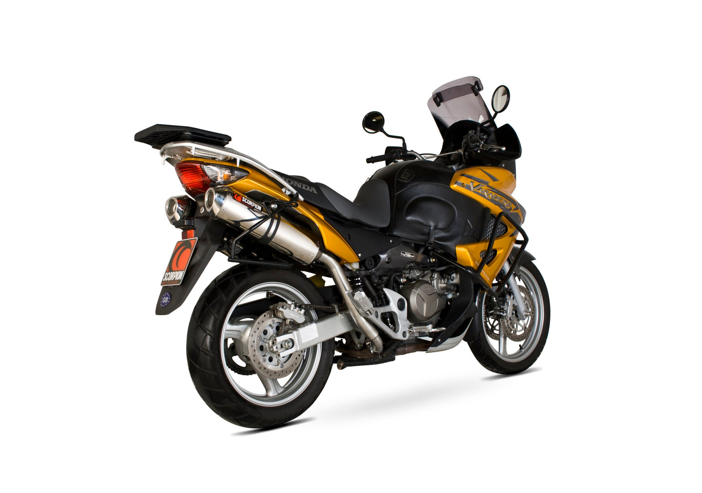 Scorpion EHA68SEO Honda XL1000 V Vardero Factory Oval Slip-On (Pair) - Polished Stainless Steel Sleeve | Duco Car Parts UK UK