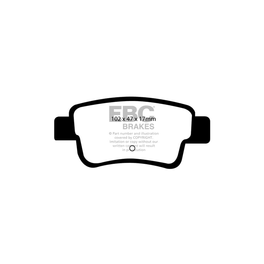 EBC PD18KR053 Opel Vauxhall Corsa D Yellowstuff Rear Brake Pad & BSD Disc Kit - Bosch Caliper 2 | Duco Car Parts UK Car Parts