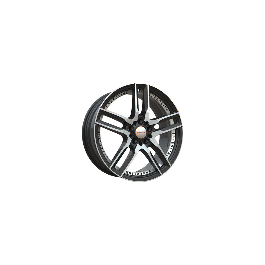 Speedline Corse SL1 Imperatore 8x18 ET45 SL1.8805.37X/022 Black Front Diamond Cut Wheel | Duco Car Parts UK Car Parts