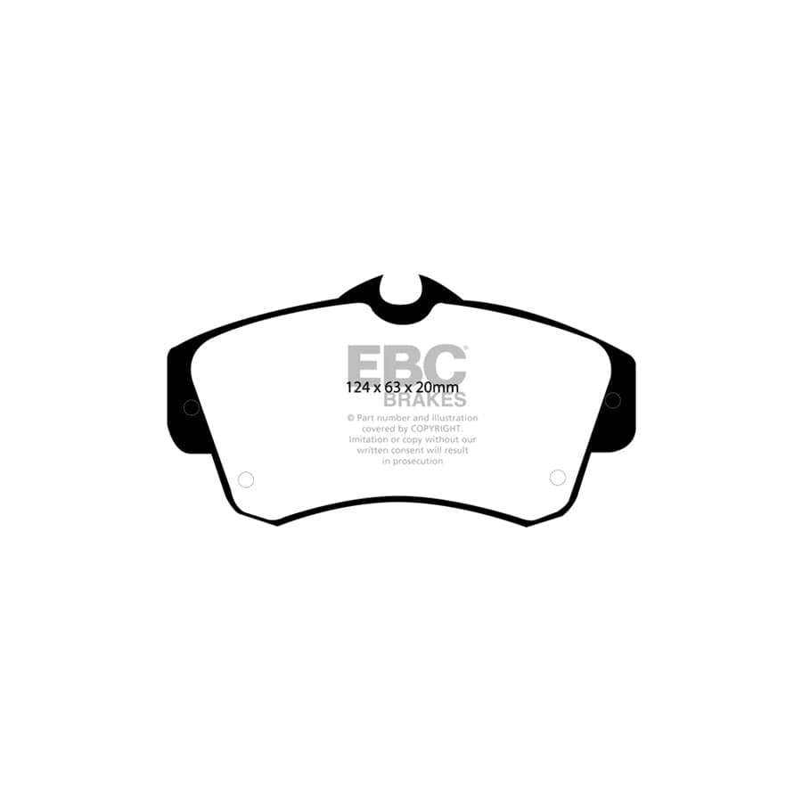 EBC PDKF407 Chrysler PT Cruiser Ultimax Front Brake Pad & Plain Disc Kit 2 | Duco Car Parts UK Car Parts