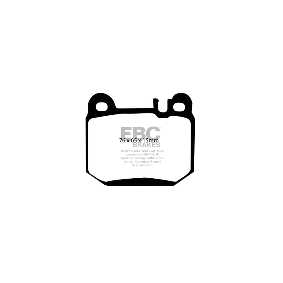 EBC PD03KR468 Mercedes-Benz W163 Yellowstuff Rear Brake Pad & Plain Disc Kit 2 | Duco Car Parts UK Car Parts