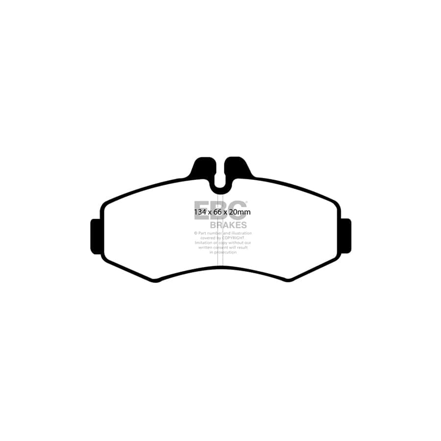 EBC PDKF1249 Mercedes-Benz Vito Ultimax Front Brake Pad & Plain Disc Kit 2 | Duco Car Parts UK Car Parts