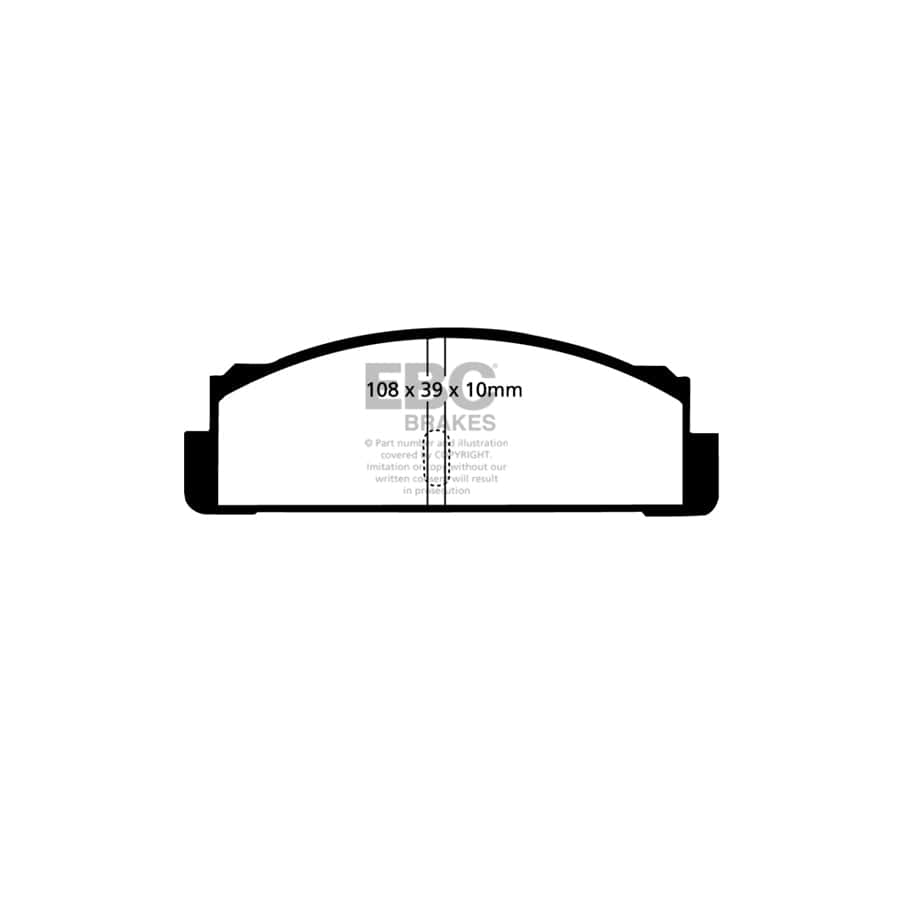 EBC PDKR104 Autobianchi Fiat Lancia Seat Ultimax Rear Brake Pad & Plain Disc Kit - Bendix Caliper 2 | Duco Car Parts UK Car Parts