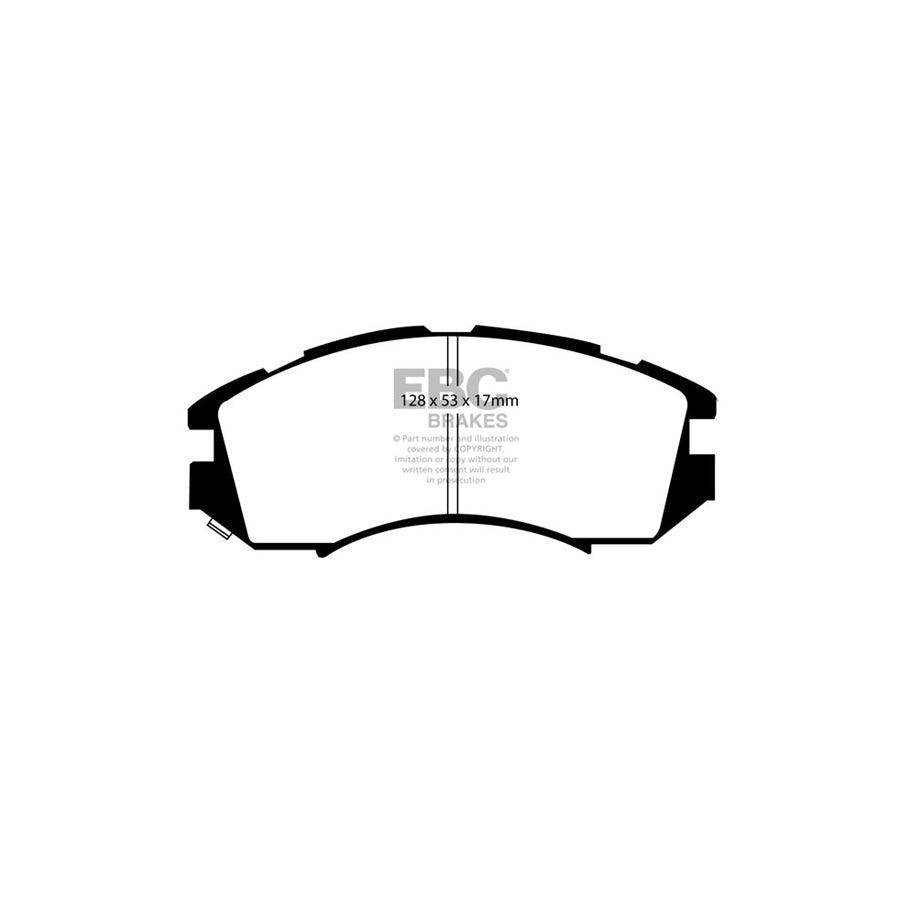 EBC PD13KF909 Subaru Yellowstuff Front Brake Pad & GD Disc Kit (Inc. Impreza & Legacy) 2 | Duco Car Parts UK Car Parts