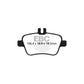 EBC PDKR1039 Mercedes-Benz W176 C/X117 Ultimax Rear Brake Pad & Plain Disc Kit 2 | Duco Car Parts UK Car Parts