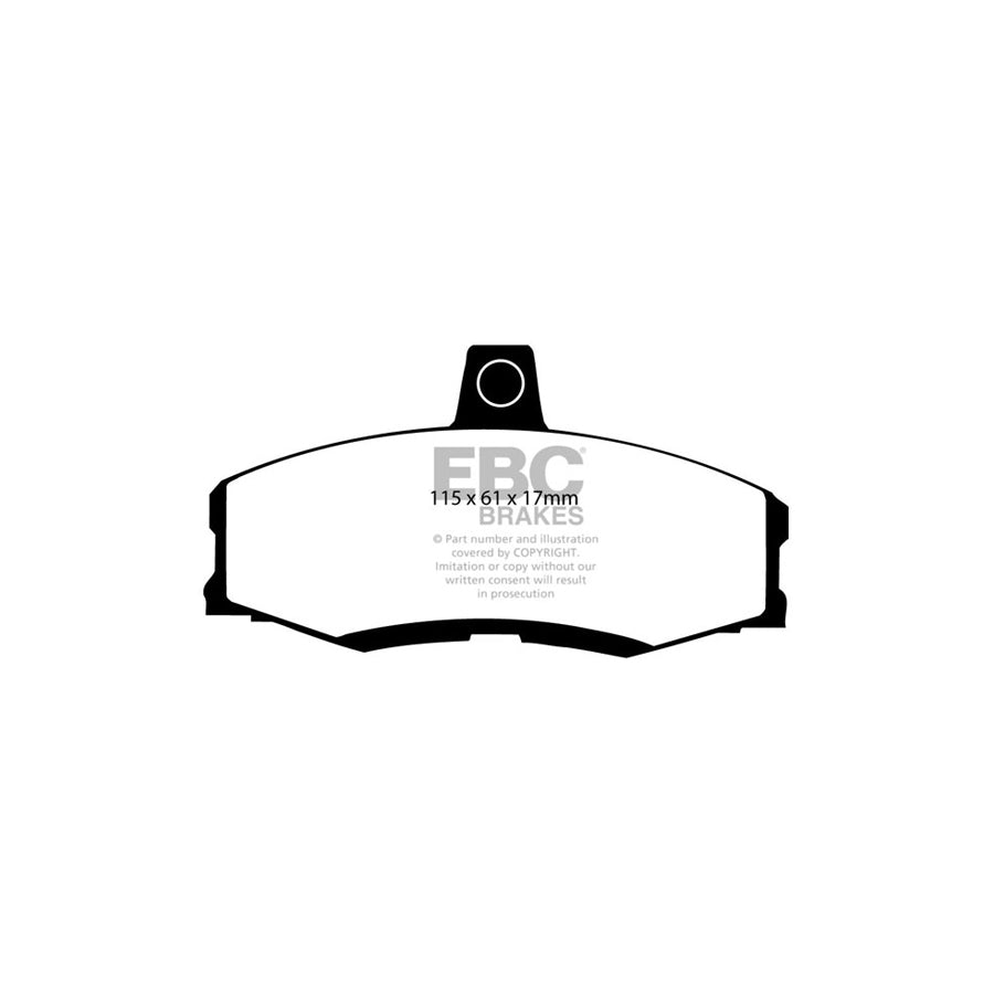 EBC PD13KF333 Ford Sierra Yellowstuff Front Brake Pad & GD Disc Kit 2 | Duco Car Parts UK Car Parts