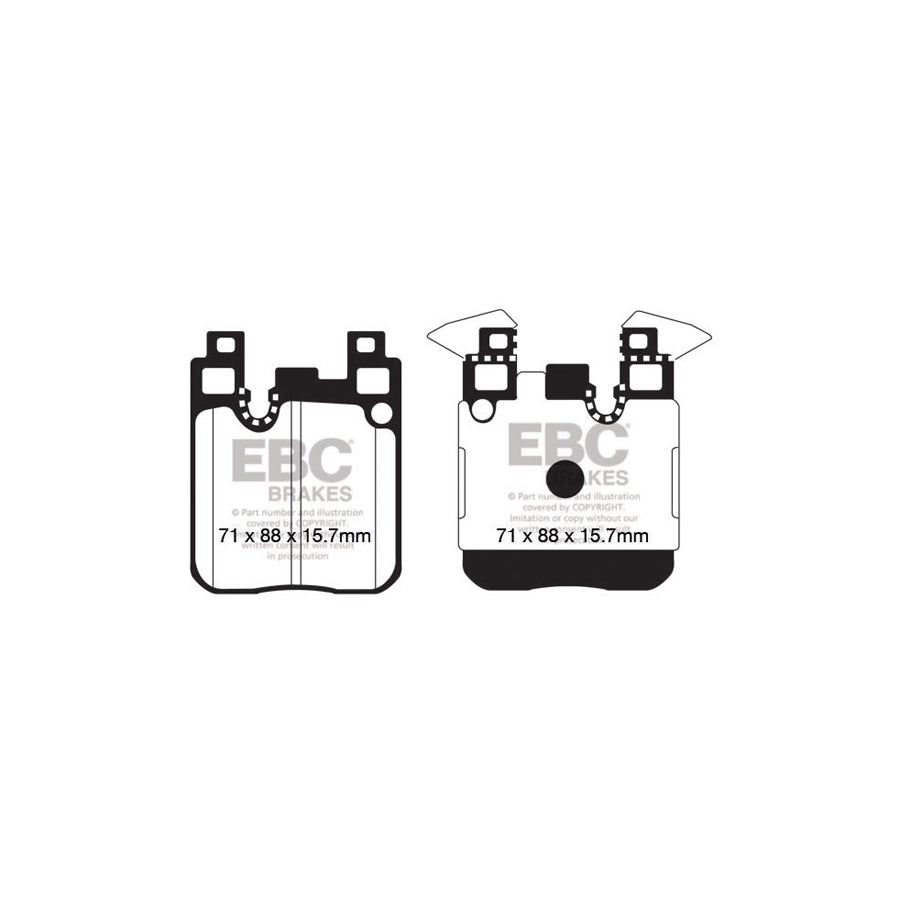 EBC PD15KR617 Brake Pad & Disc Kit 2 | Duco Car Parts UK Car Parts