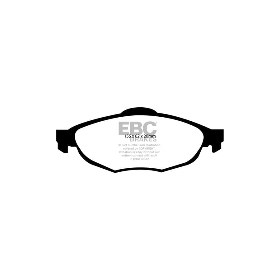 EBC PDKF410 Chrysler Sebring Ultimax Front Brake Pad & Plain Disc Kit 2 | Duco Car Parts UK Car Parts