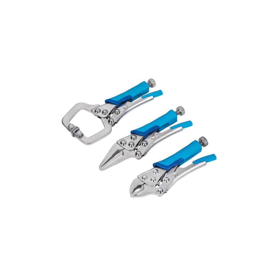 BlueSpot Tools B/S6528 Mini Locking Pliers Set, 3 Piece | Duco Car Parts UK