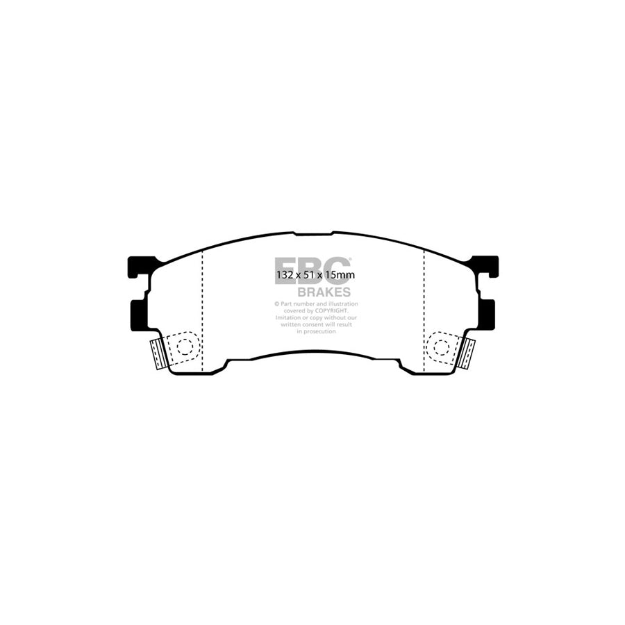 EBC PD13KF331 Ford Mazda Yellowstuff Front Brake Pad & GD Disc Kit 2 | Duco Car Parts UK Car Parts