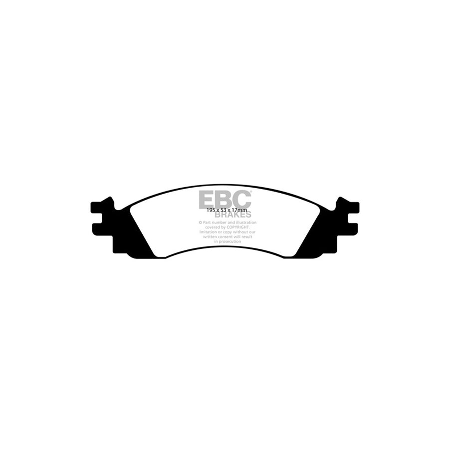EBC DP61767 Ford Explorer Greenstuff Front Brake Pads 2 | Duco Car Parts UK Car Parts