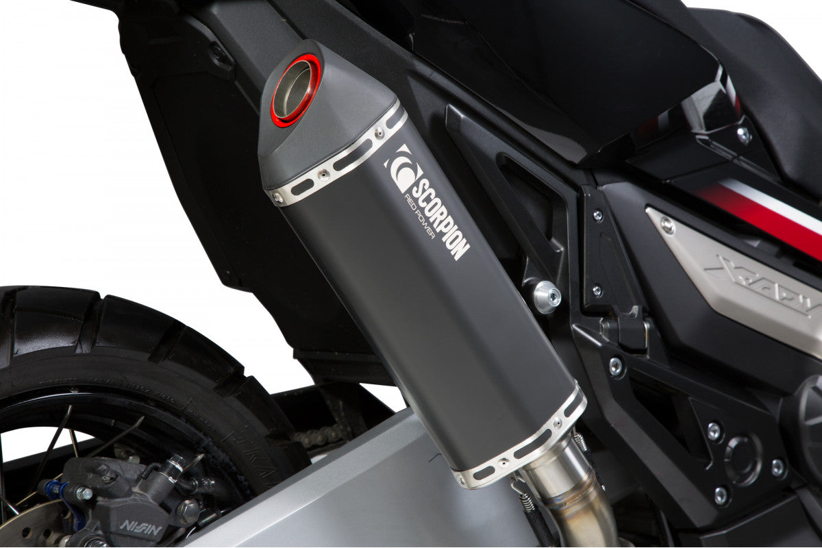Scorpion RHA178BCER Honda X-ADV 750 Serket Parallel Slip-On - Black Ceramic Coated Sleeve | Duco Car Parts UK UK