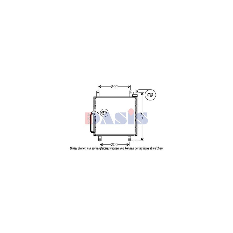 AKS Dasis 322024N Air Conditioning Condenser | Duco Car Parts UK