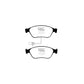 EBC PD11KF522 Audi VW Greenstuff Front Brake Pad & GD Disc Kit - TRW Caliper (Inc. A8 quattro & Phaeton) 2 | Duco Car Parts UK Car Parts