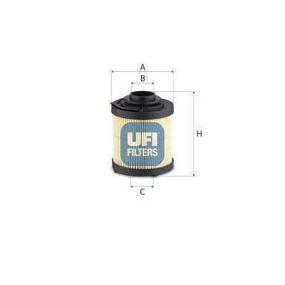 UFI 83.065.00 Filter, Operating Hydraulics