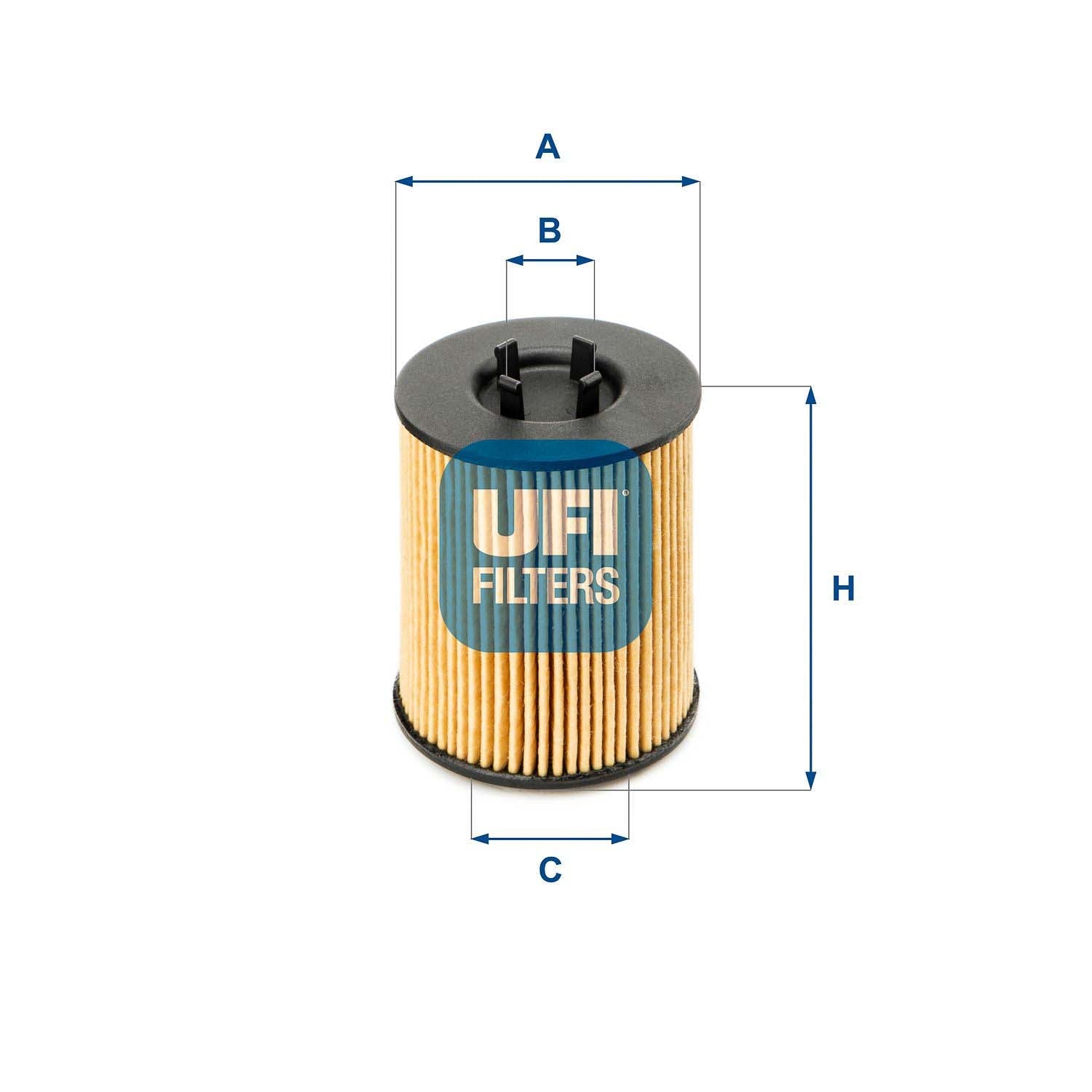UFI 24.360.02 Fuel Filter For Opel Rekord