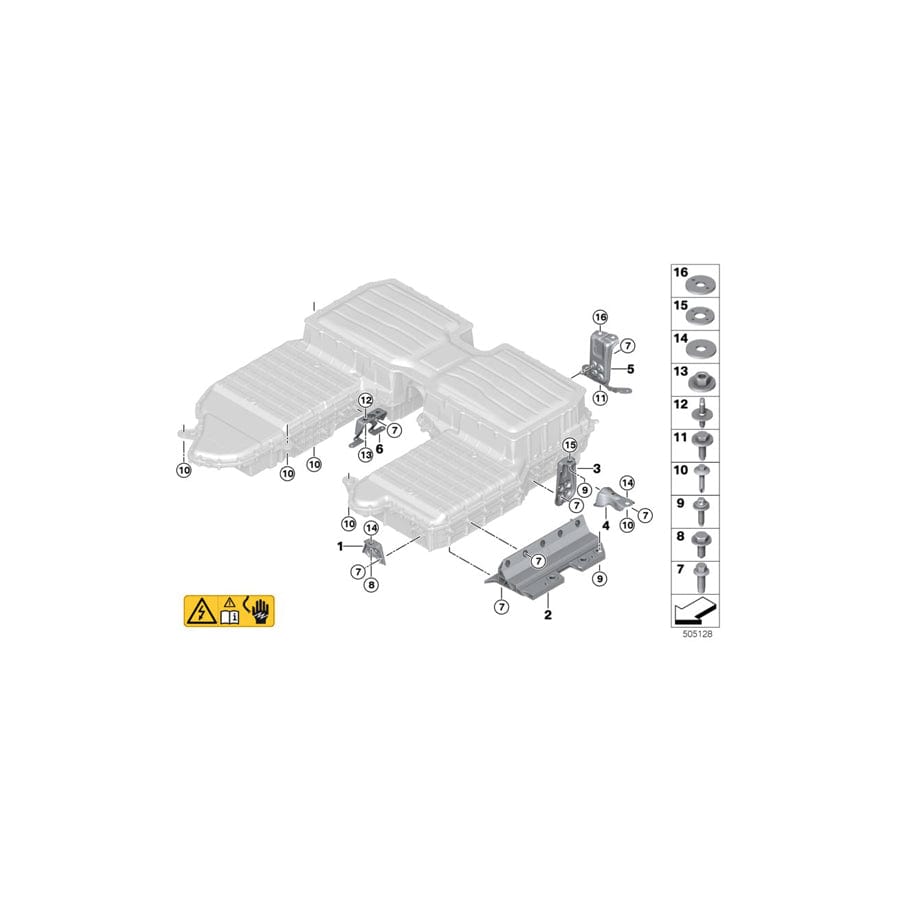 Genuine BMW 61258689188 G05 Bracket, Side (Inc.  & X5 45eX) | Duco Car Parts UK Car Parts
