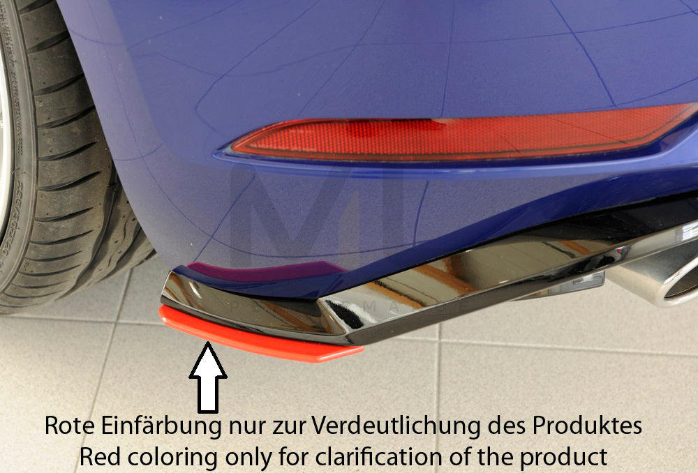 Rieger 00059585 VW Mk7 Mk7-Line Golf GTI Rear Side Splitter 2 | Duco Car Parts UK Car Parts