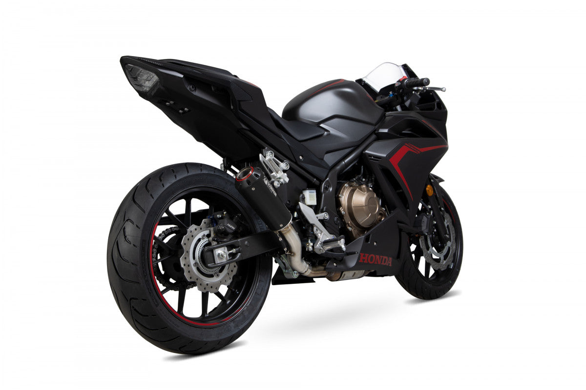 Scorpion PHA186BCER Honda CBR500 R Red Power Slip-On - Black Ceramic Coated Sleeve | Duco Car Parts UK UK