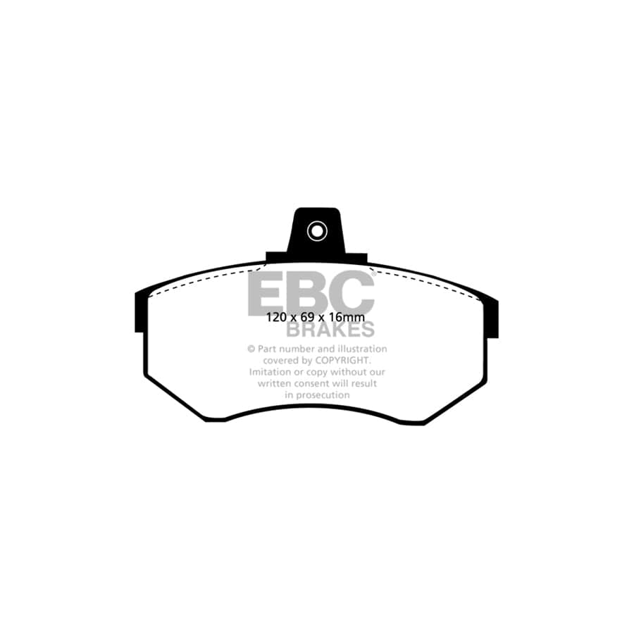 EBC PDKF126 Audi Coupe Ultimax Front Brake Pad & Plain Disc Kit 2 | Duco Car Parts UK Car Parts