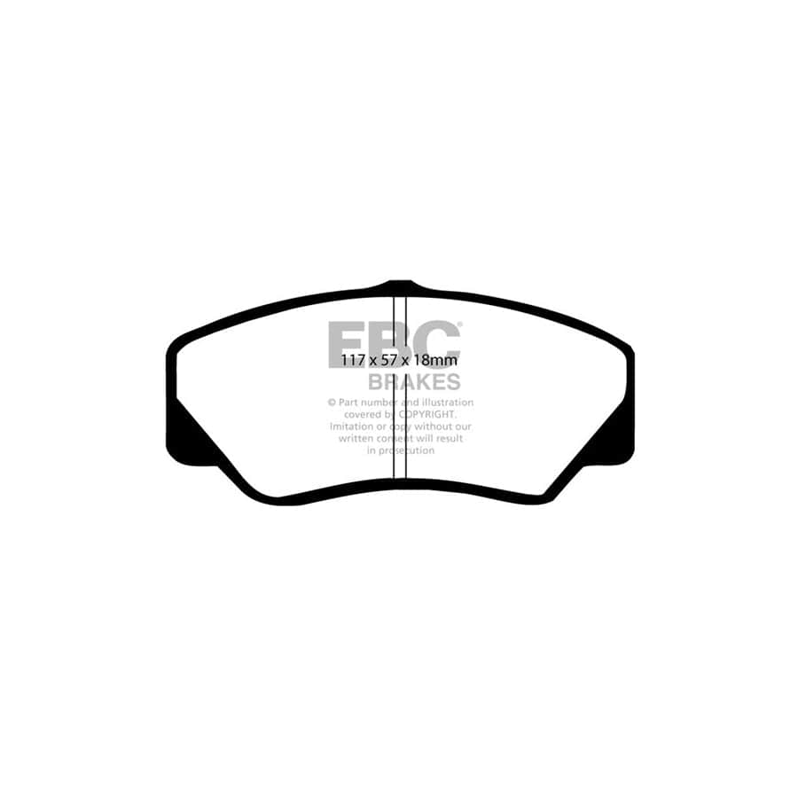 EBC PDKF786 Ford P100 Ultimax Front Brake Pad & Plain Disc Kit 2 | Duco Car Parts UK Car Parts