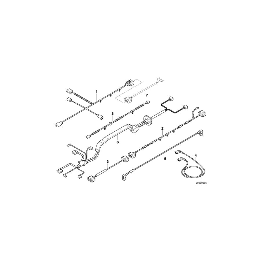 Genuine BMW 61129166358 E71 E72 Wiring Harness, Active Steering Hot Wire (Inc. X6 35dX, X6 50iX & Hybrid X6) | Duco Car Parts UK Car Parts