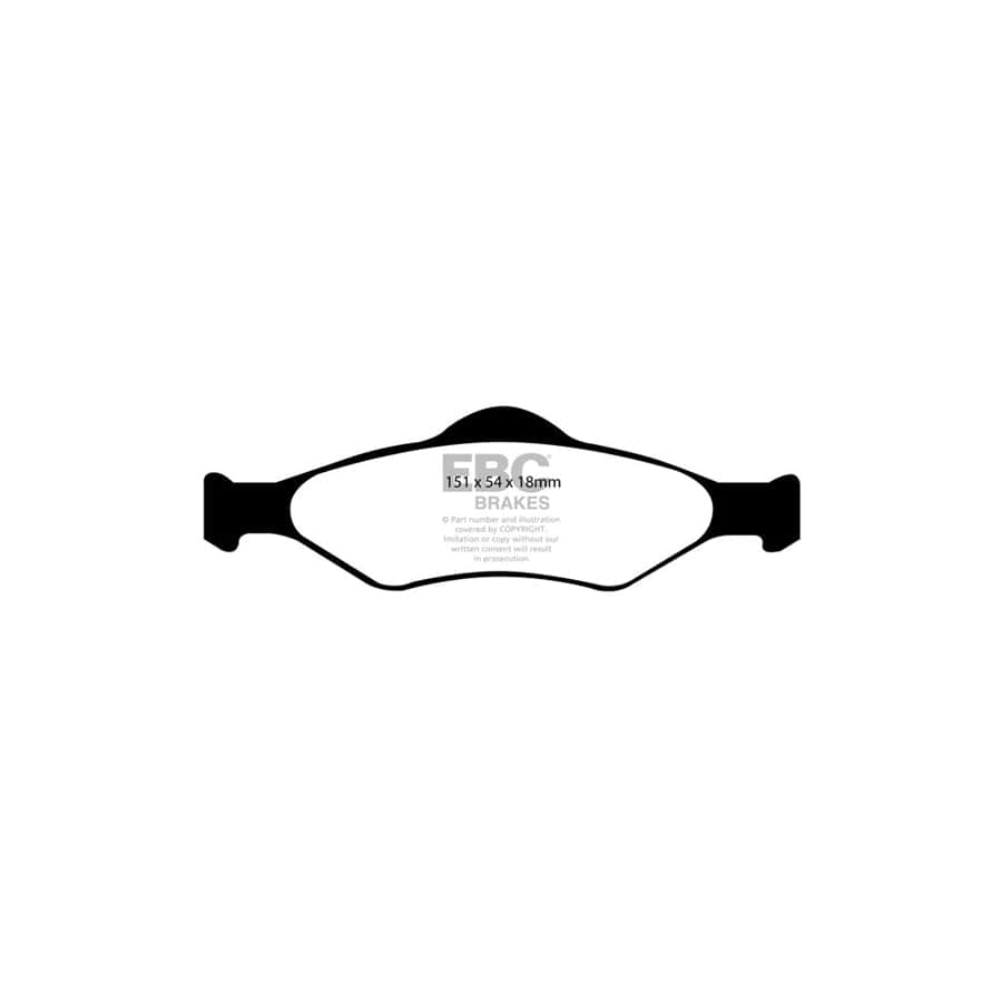 EBC PDKF785 Ford Ka Ultimax Front Brake Pad & Plain Disc Kit 2 | Duco Car Parts UK Car Parts