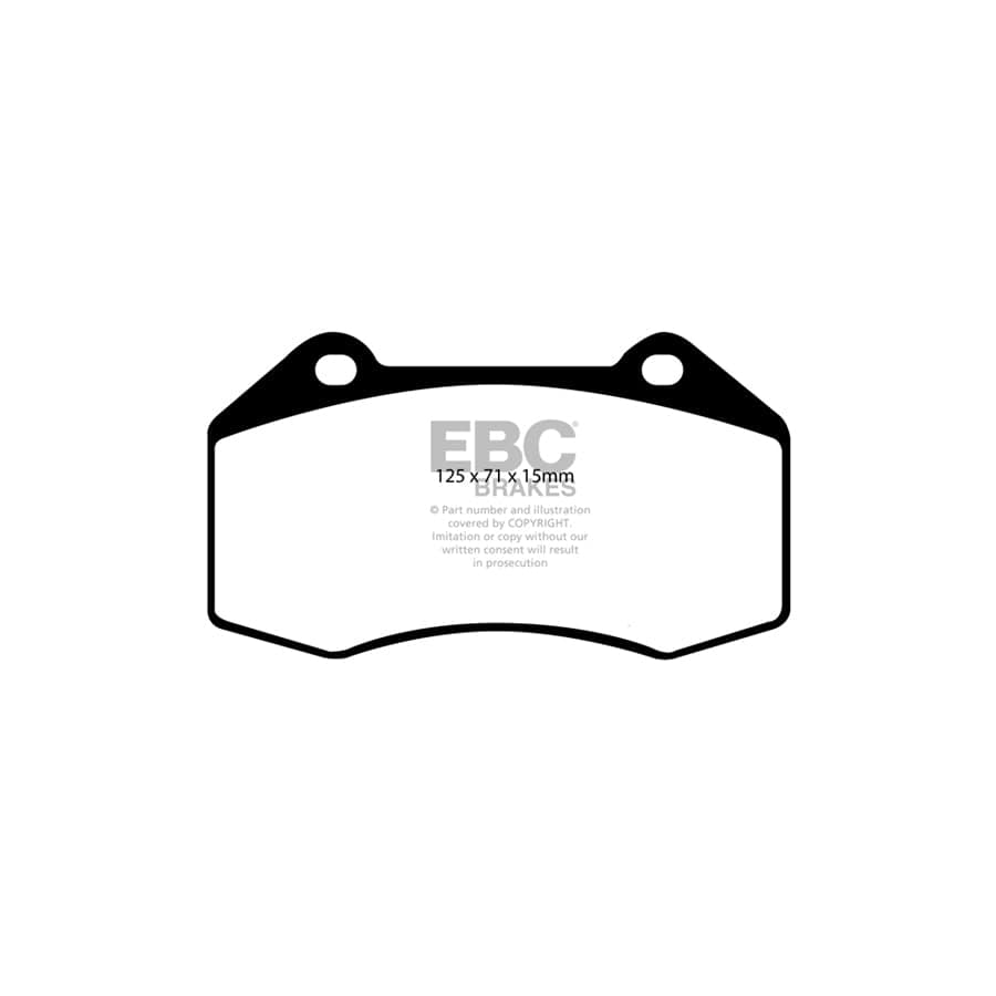 EBC PD11KF526 Renault Scenic Greenstuff Front Brake Pad & GD Disc Kit - Girling/TRW Caliper 2 | Duco Car Parts UK Car Parts