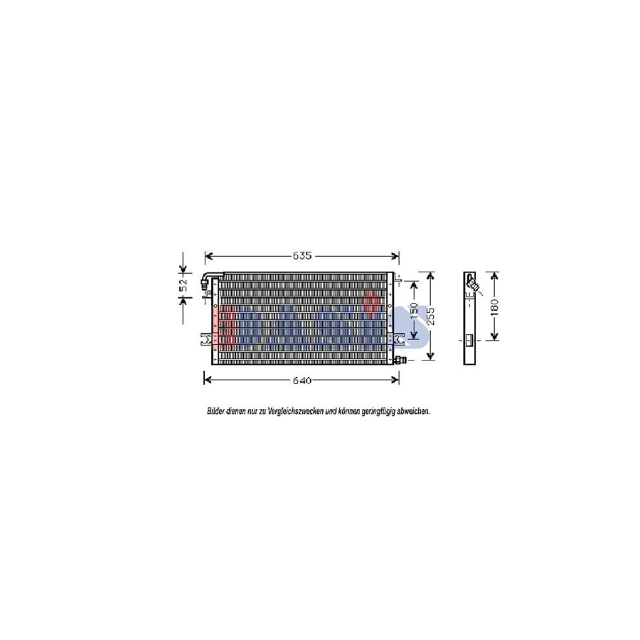AKS Dasis 212030N Air Conditioning Condenser | Duco Car Parts UK