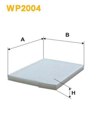 WIX Filters WP2004 Pollen Filter For Renault Koleos I (Hy)