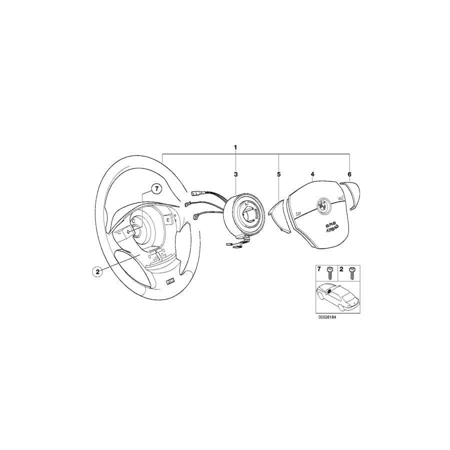 Genuine BMW 61312496278 E36 Covering Right KYALAMI (Inc.  & Z3 M) | Duco Car Parts UK Car Parts