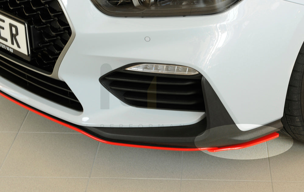 Rieger 00076005 Hyundai Front Splitter (i30 N-Performance & i30 N) 2 | Duco Car Parts UK Car Parts