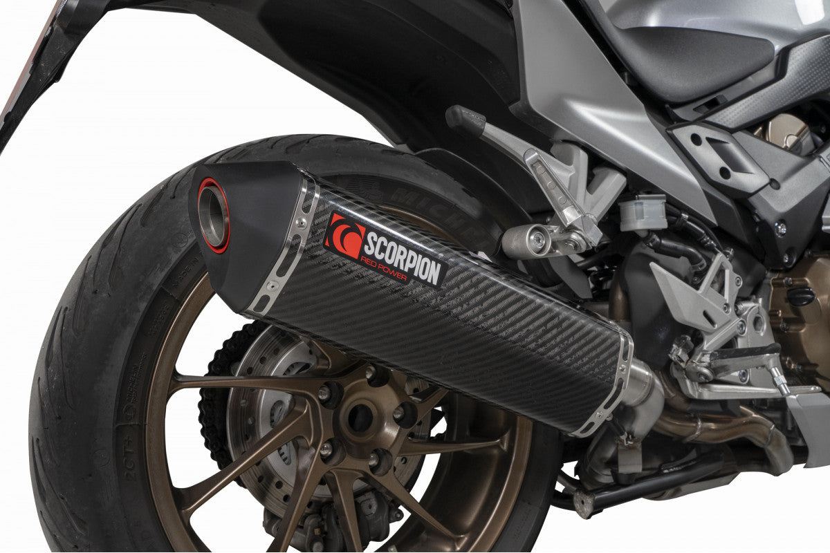 Scorpion RHA168CEO Honda VFR800 F Serket Parallel Slip-On - Carbon Fibre Sleeve | Duco Car Parts UK UK