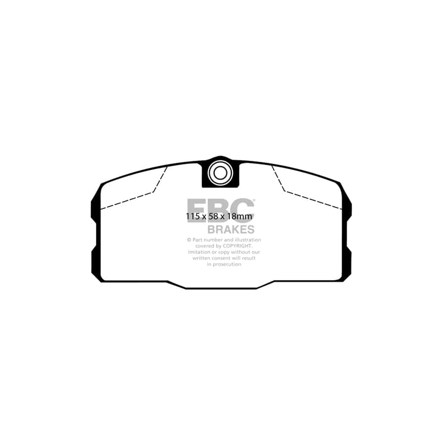 EBC PDKF1265 Mercedes-Benz W126 Ultimax Front Brake Pad & Plain Disc Kit - ATE Caliper 2 | Duco Car Parts UK Car Parts