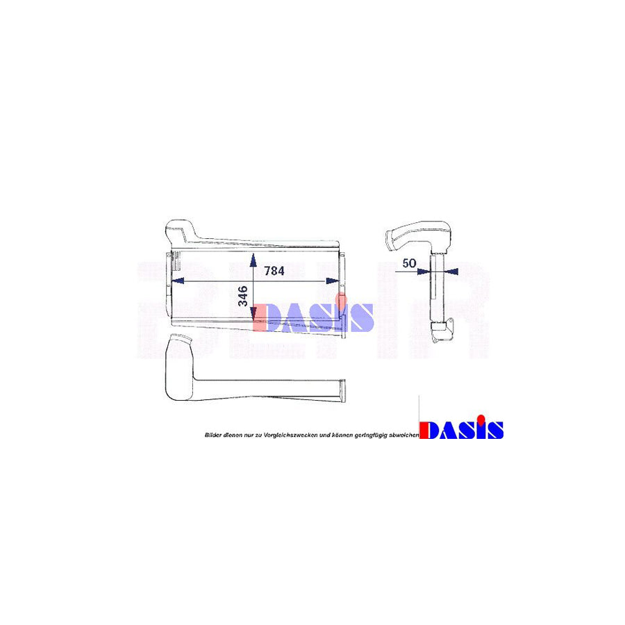 AKS Dasis 137040N Intercooler | Duco Car Parts UK