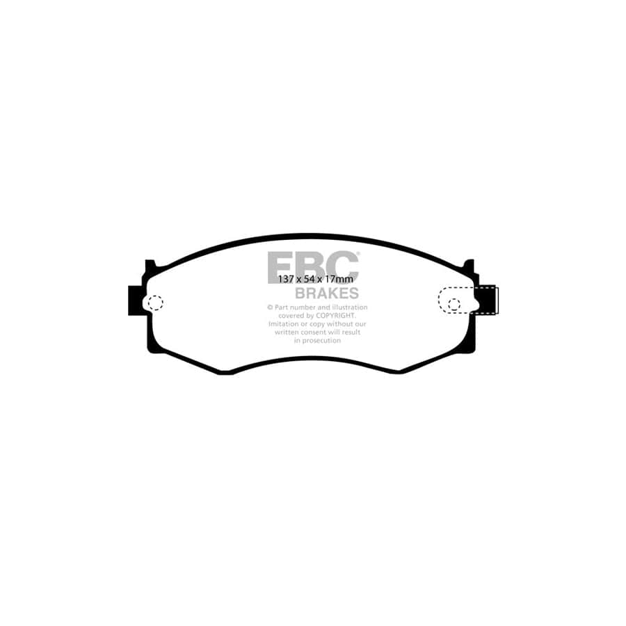 EBC PD01KF712 Hyundai Sonata Greenstuff Front Brake Pad & Plain Disc Kit  2 | Duco Car Parts UK Car Parts