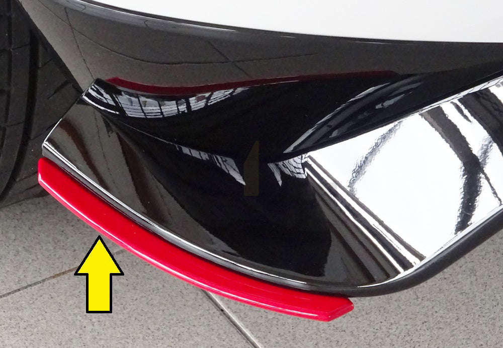 Rieger 00059518 VW Mk7 Golf GTI-TCR Rear Side Splitter 1 | Duco Car Parts UK Car Parts