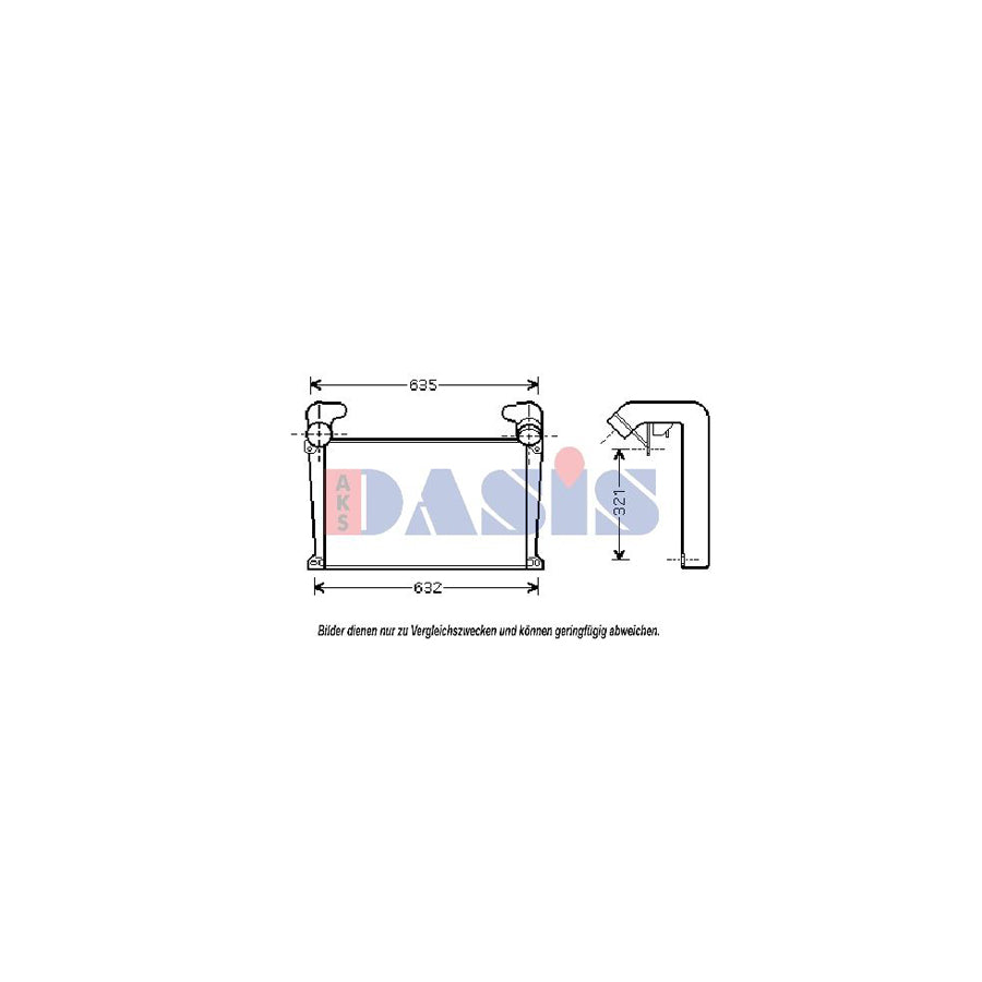 AKS Dasis 267019N Intercooler | Duco Car Parts UK