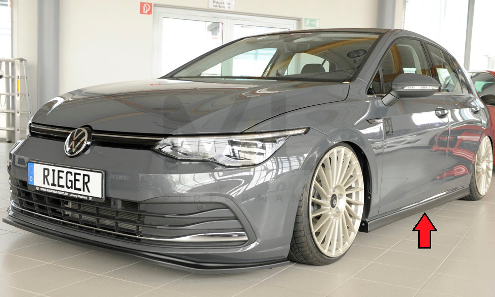 Rieger 00059601 VW Mk8 Golf Side Skirt (GTI, GTD & GTE) 5 | Duco Car Parts UK Car Parts