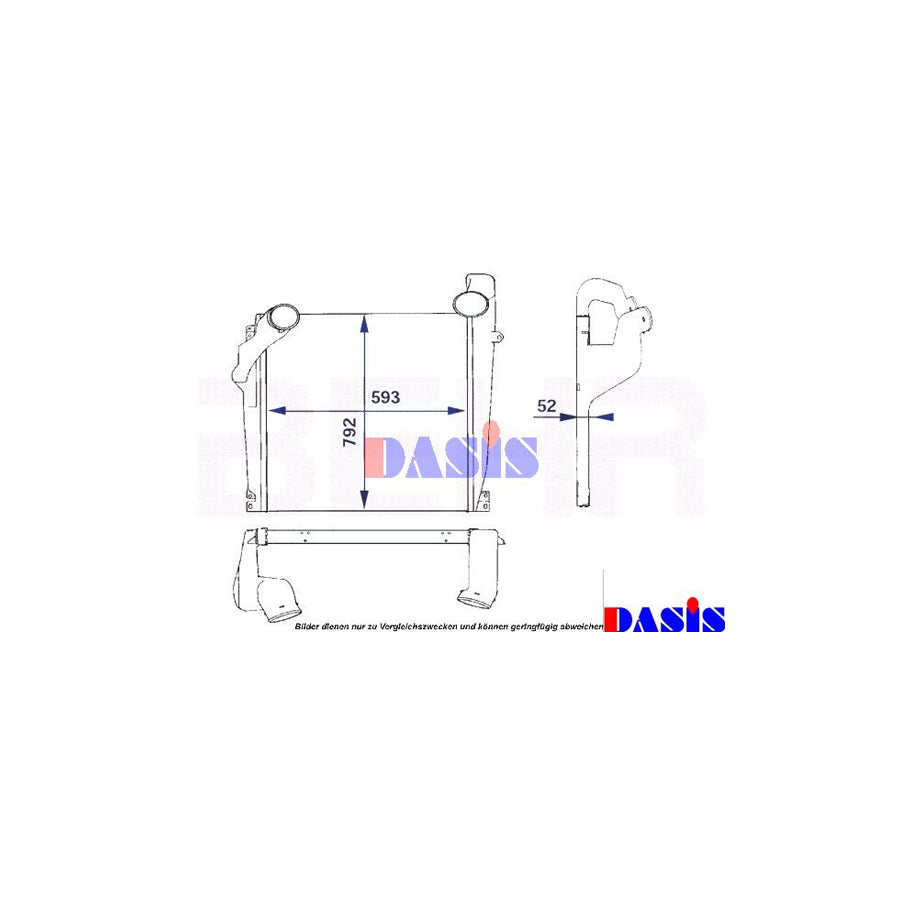 AKS Dasis 137240N Intercooler | Duco Car Parts UK