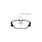 EBC PDKF1593 Peugeot 607 Ultimax Front Brake Pad & Plain Disc Kit - ATE Caliper 2 | Duco Car Parts UK Car Parts