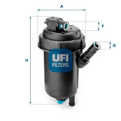 UFI 55.139.00 Fuel Filter For Fiat Croma Ii Estate (194)
