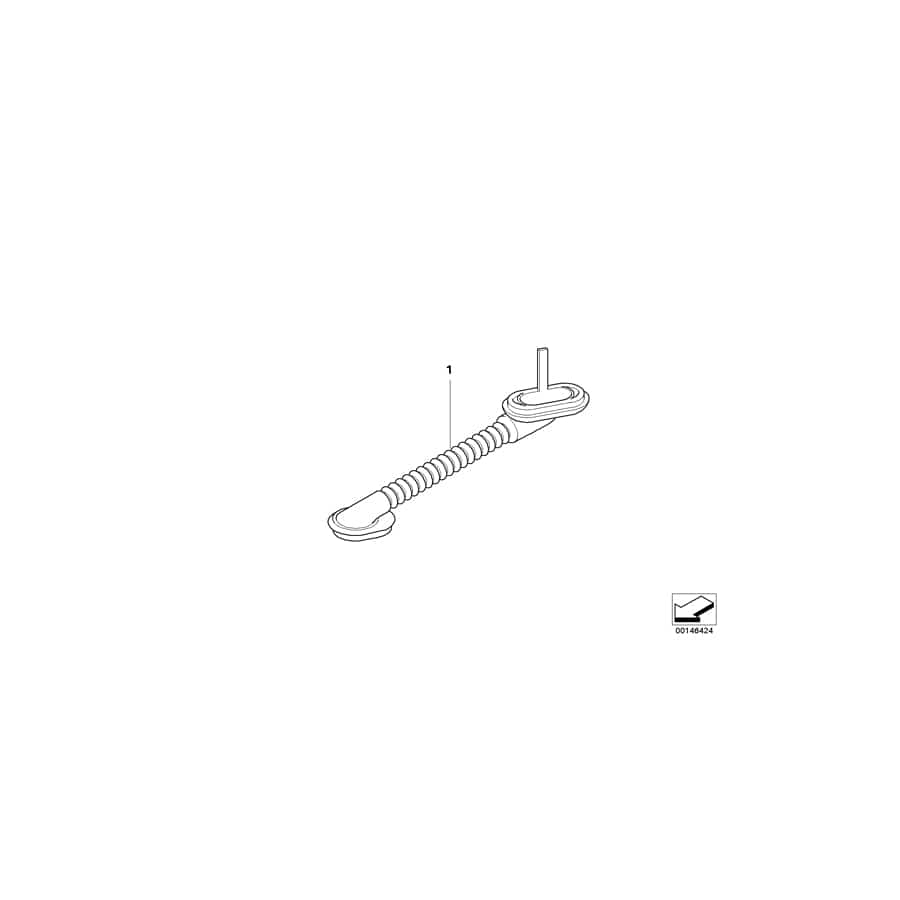 Genuine BMW 61136919382 E81 E87 Rubber Grommet, Trunk Lid (Inc. 118d, 116i & 120d) | Duco Car Parts UK Car Parts