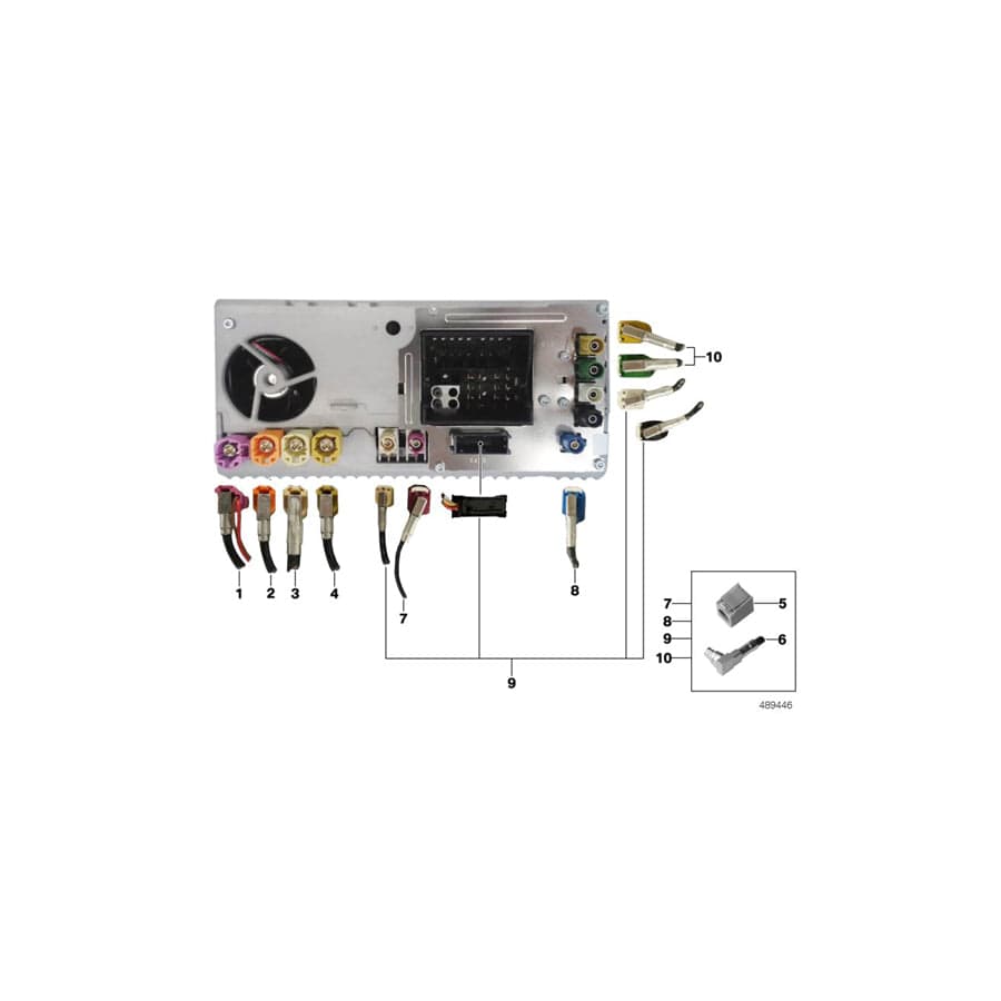 Genuine BMW 61116805933 F15 M Rep.Module Aerial Gps L= 5925MM (Inc. X5 28iX, X5 M & X5 35i) | Duco Car Parts UK Car Parts