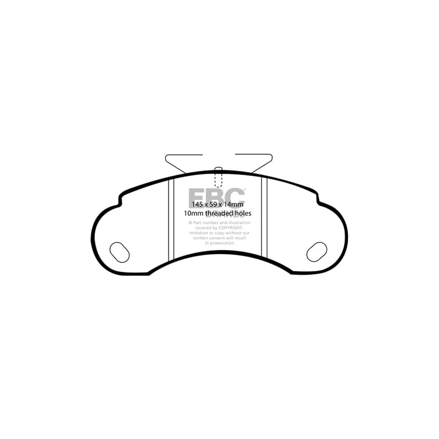 EBC PDKF1273 Mercedes-Benz MB100D Ultimax Front Brake Pad & Plain Disc Kit 2 | Duco Car Parts UK Car Parts