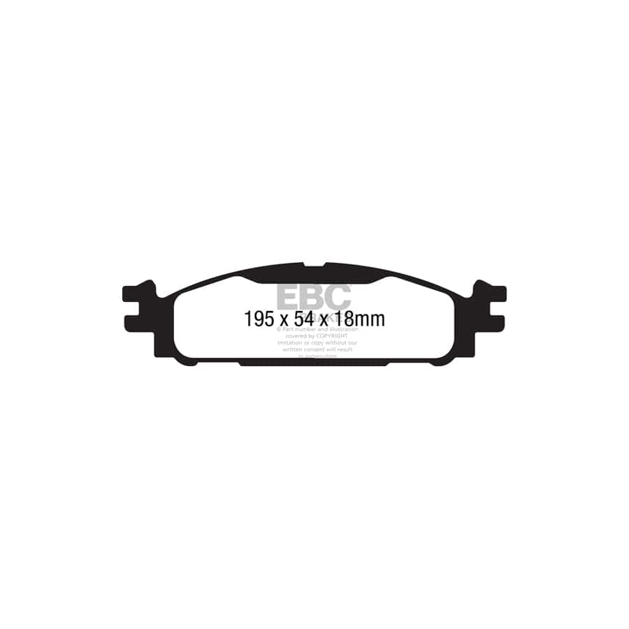 EBC PDKF2267 Ford Ultimax Front Brake Pad & Plain Disc Kit (Inc. Explorer & Flex) 2 | Duco Car Parts UK Car Parts