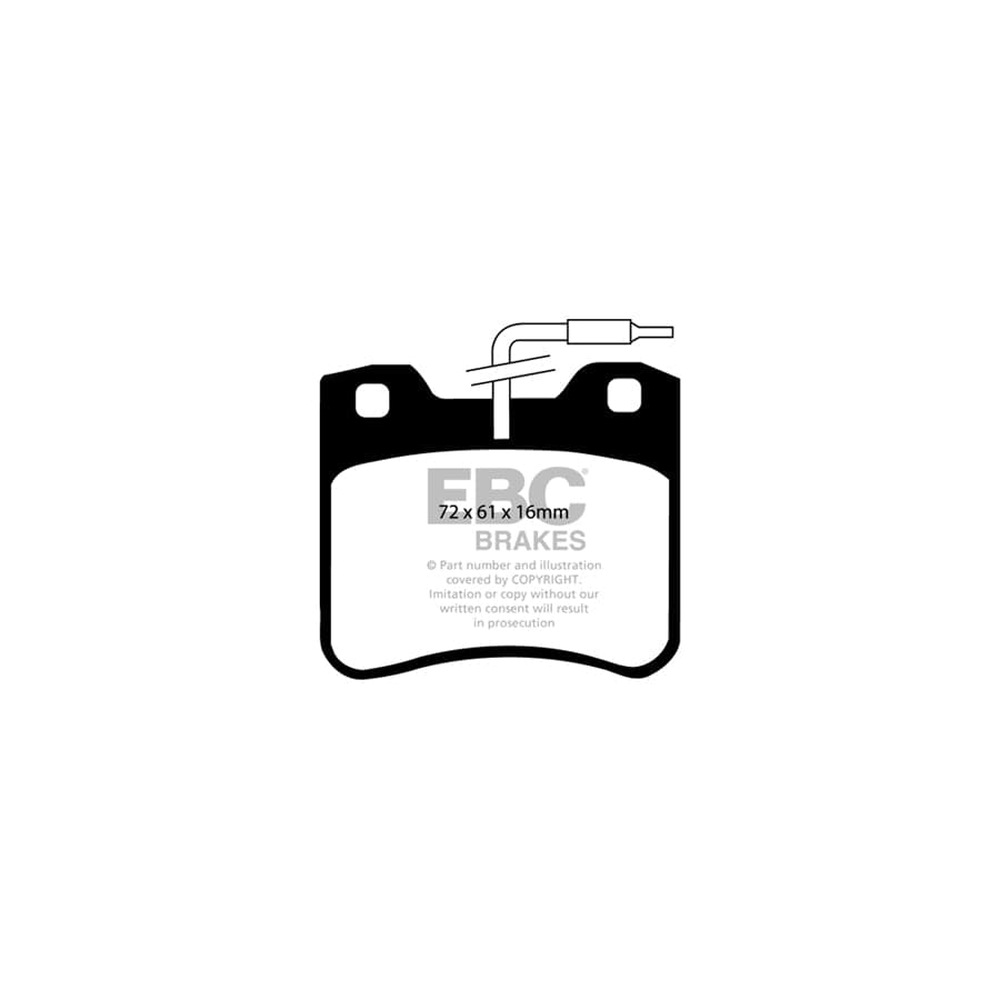 EBC PDKF428 Citroen Peugeot Ultimax Front Brake Pad & Plain Disc Kit (Inc. Saxo, AX, 106) 2 | Duco Car Parts UK Car Parts